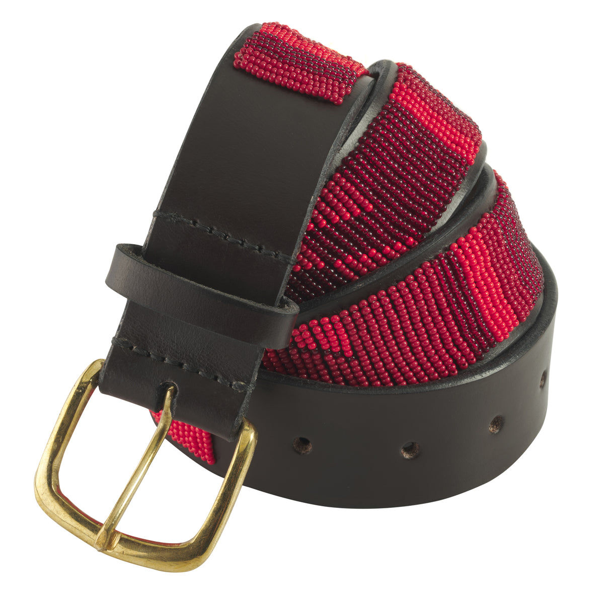 Red Malindi Beaded Belt