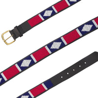 Navy Red Nairobi Beaded Belt