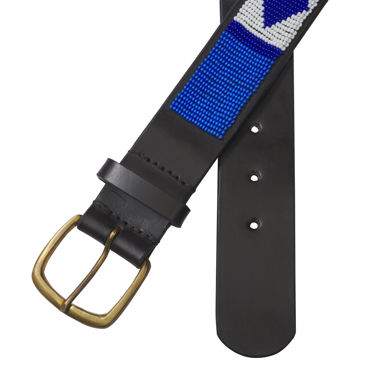 Blue Nairobi Beaded Belt