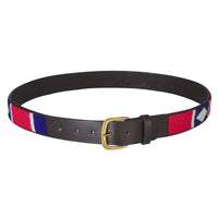 Navy Red Nairobi Beaded Belt
