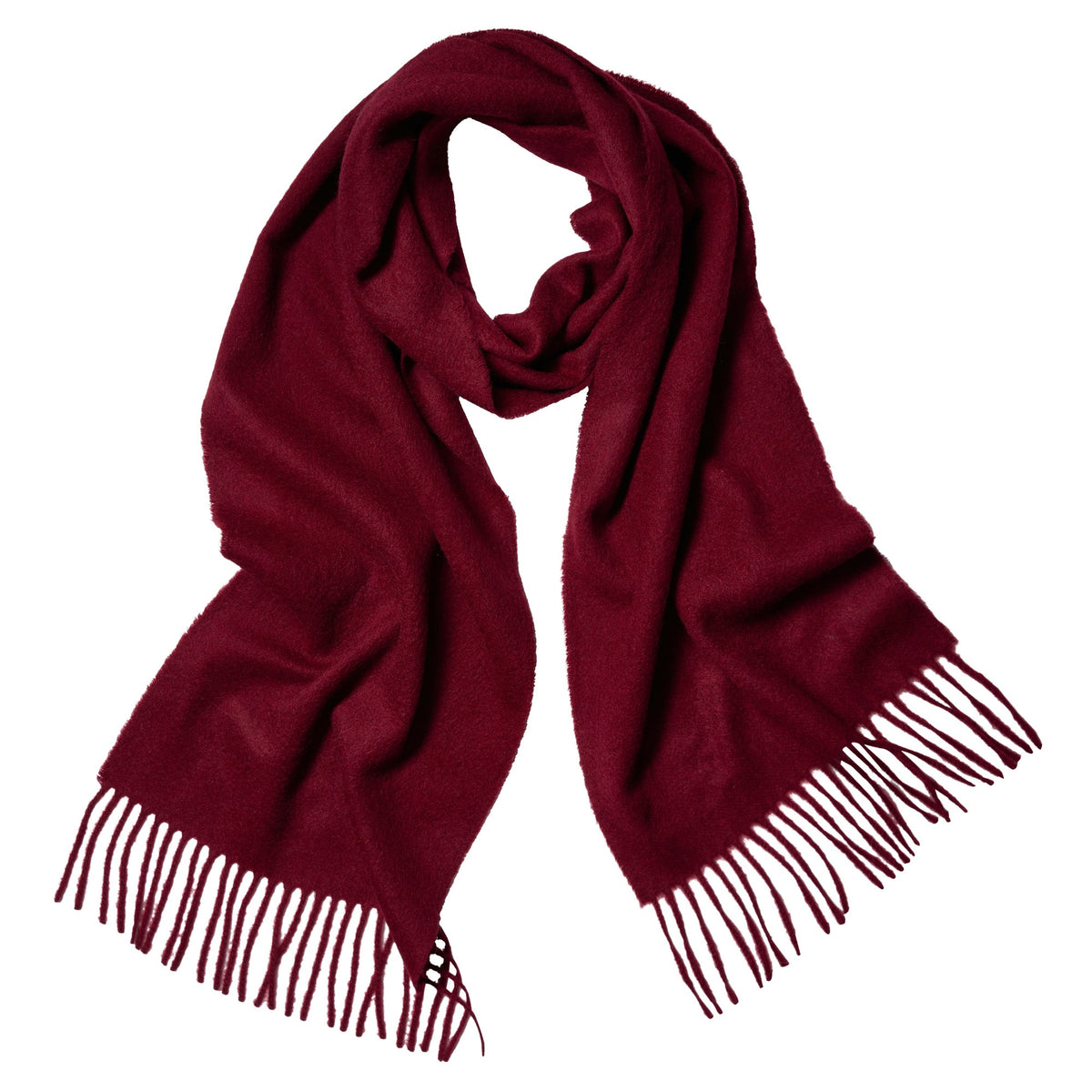 Bordeaux Classic Cashmere Scarf