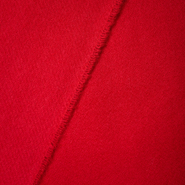 Scarlet Red Classic Cashmere Scarf