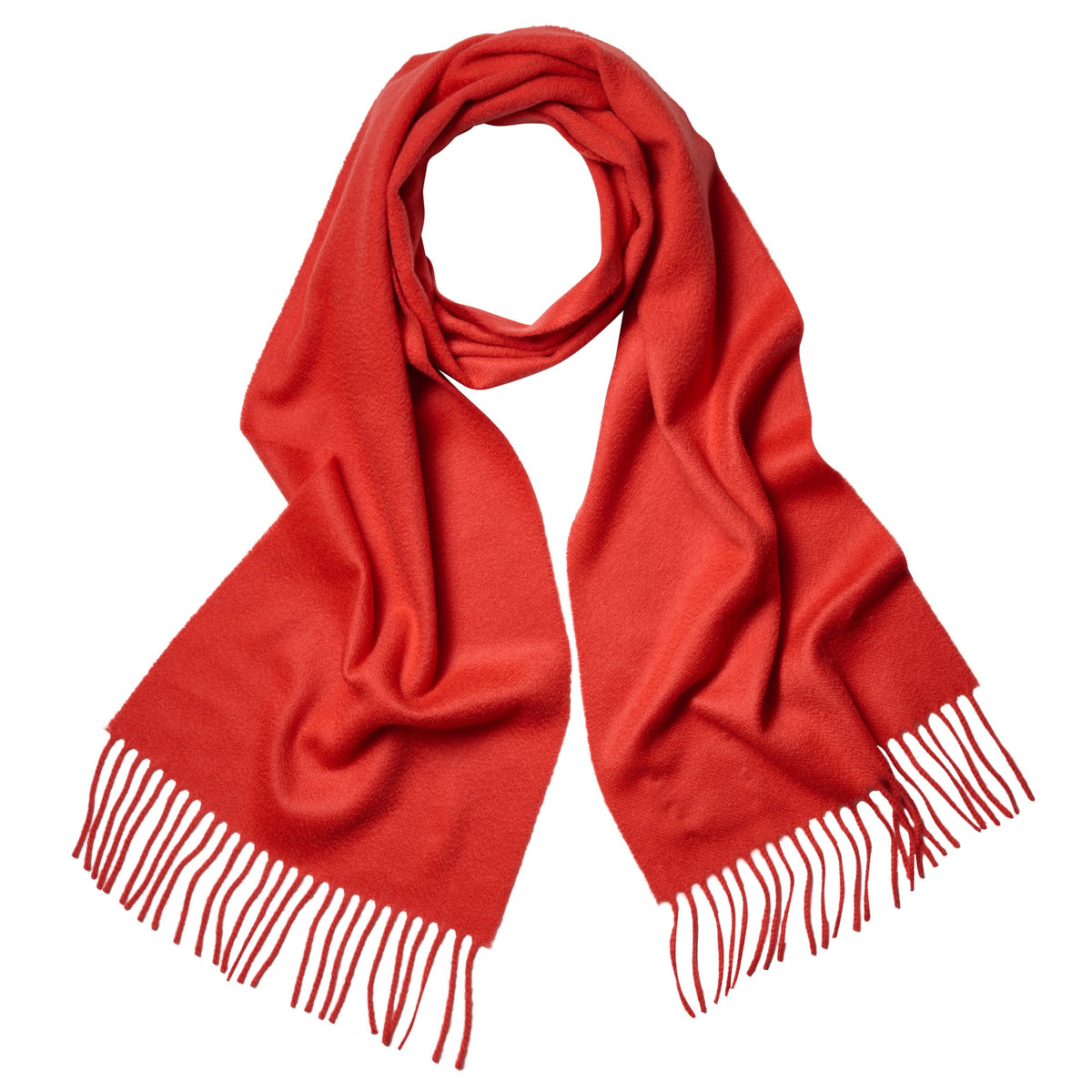 Coral Classic Cashmere Scarf