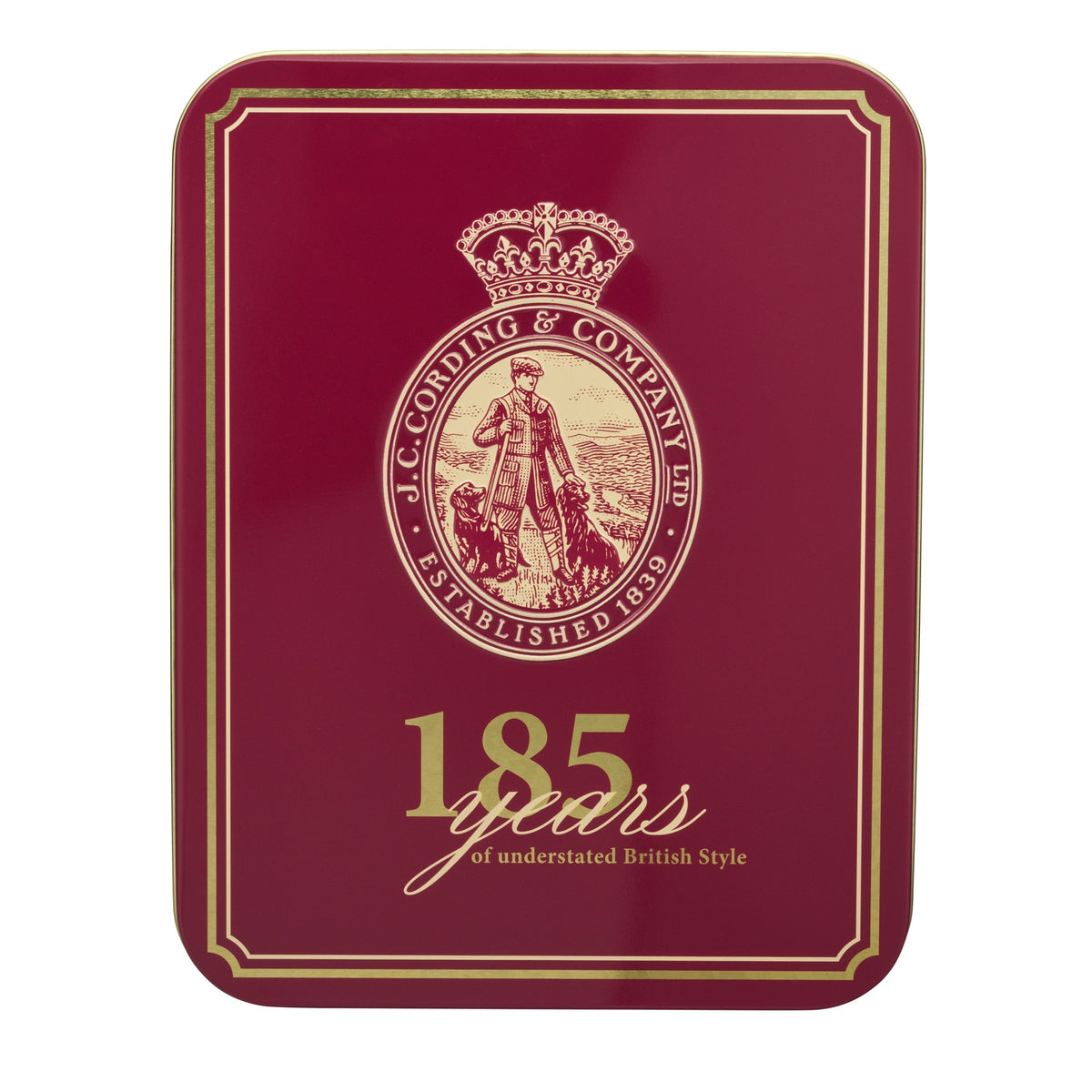 Cordings 185th Anniversary Tin