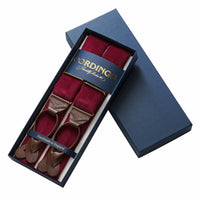 Wine Fine Cord Braces