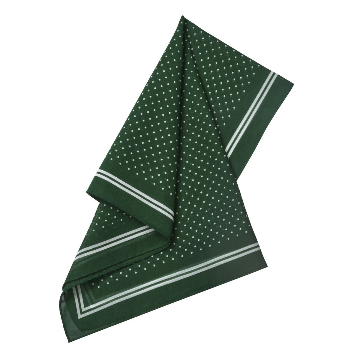Green Fine Cotton Spot Hank