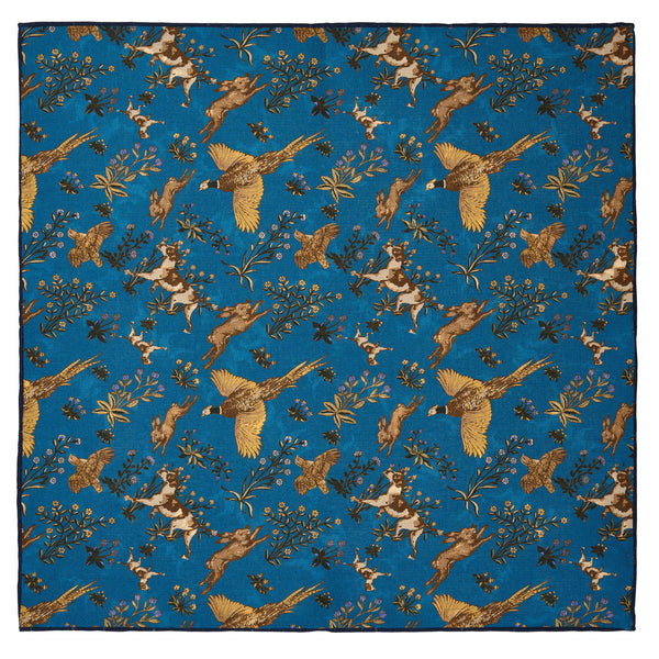 Blue Reversible Dog Pheasant Hank
