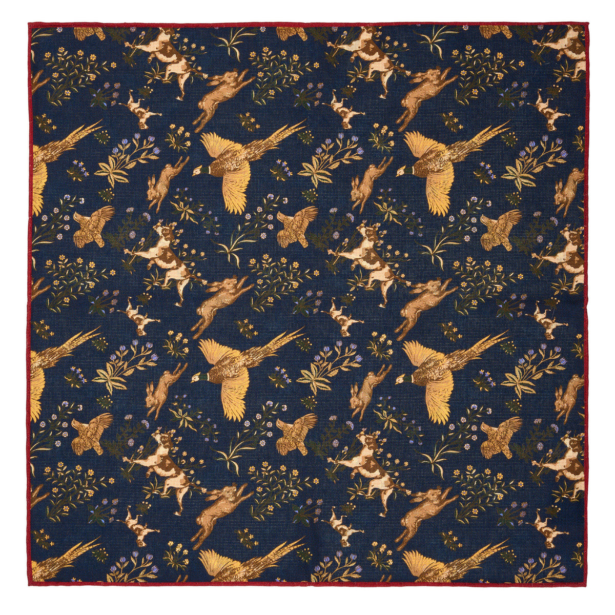 Navy Reversible Dog Pheasant Hank