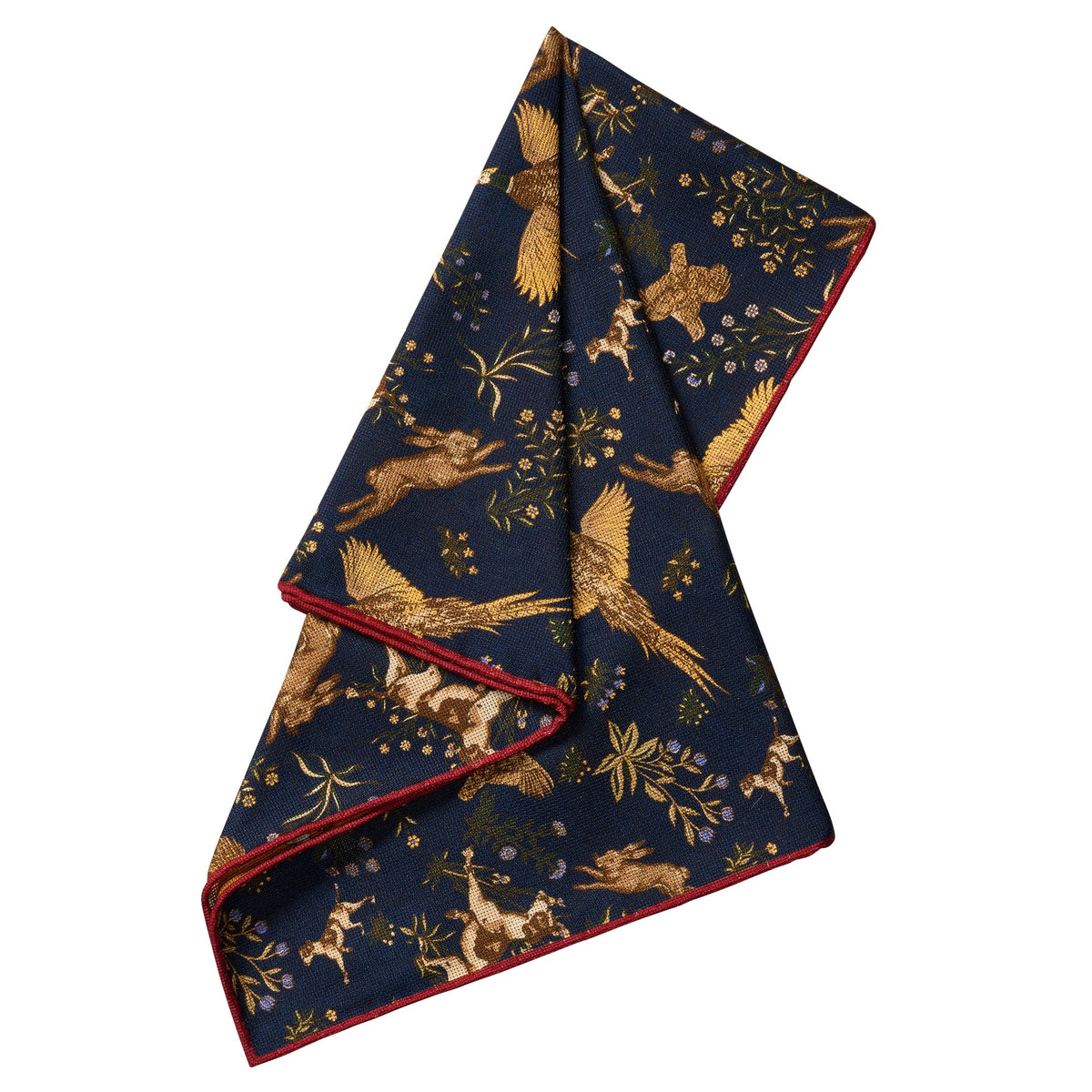 Navy Reversible Dog Pheasant Hank