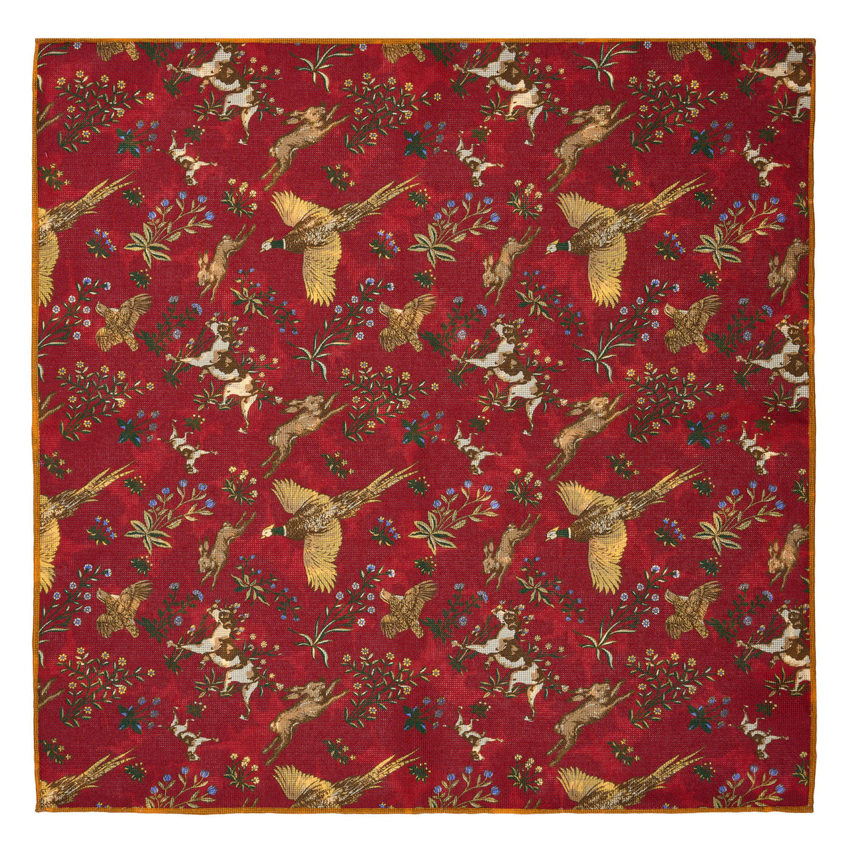Burgundy Reversible Dog Pheasant Hank