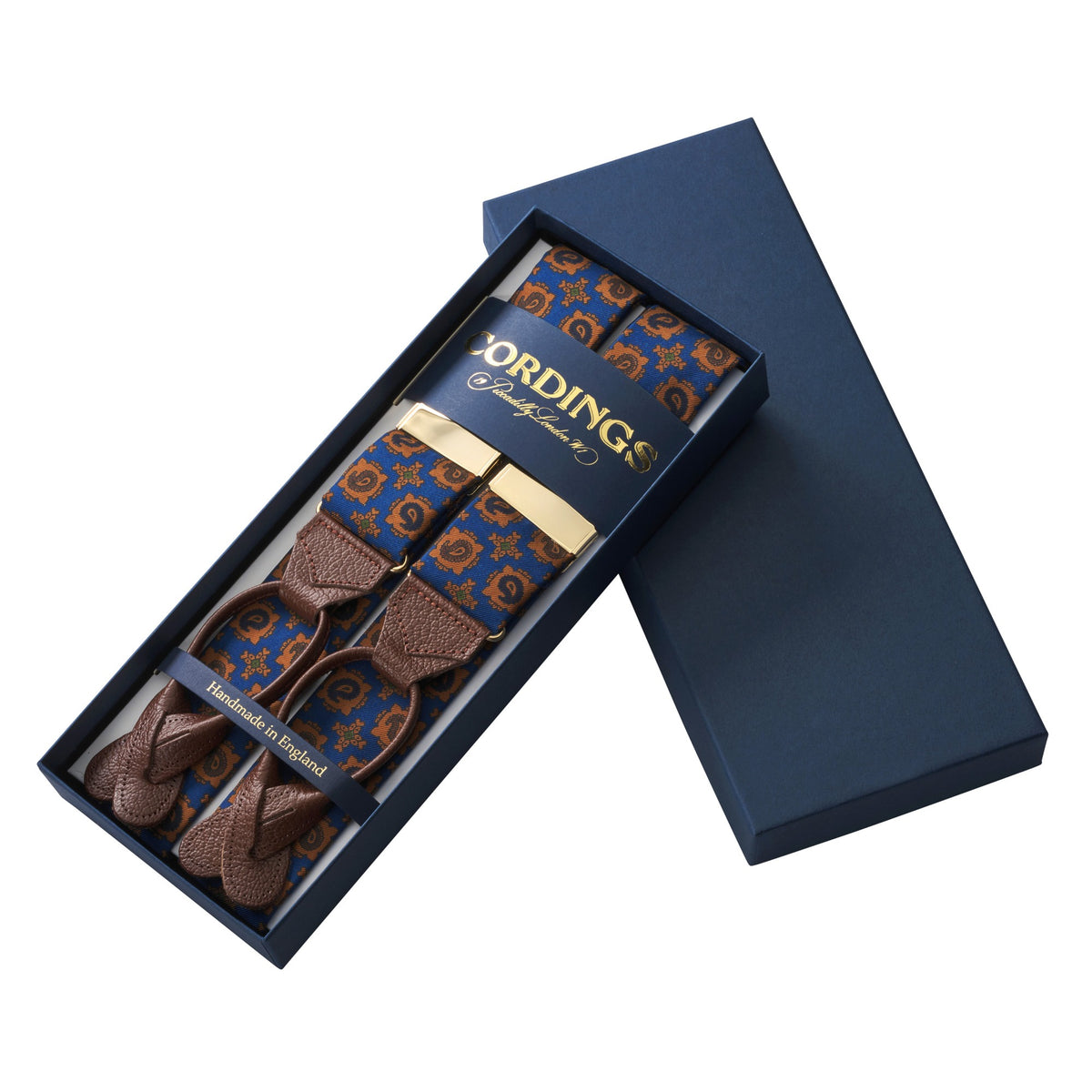 Blue Madder Silk Braces