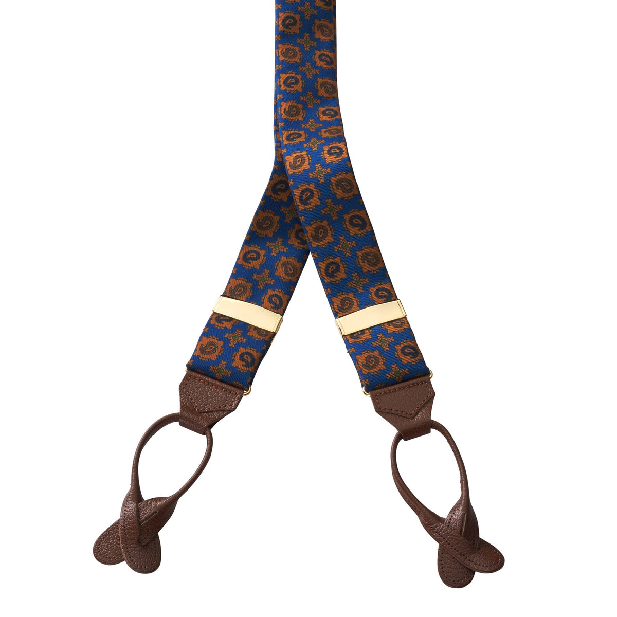 Blue Madder Silk Braces