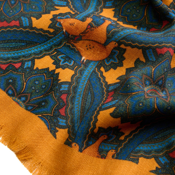 Honey Grouse Paisley Scarf