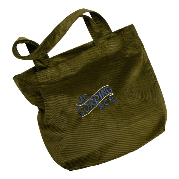 Olive Green Burford Cord Tote Bag