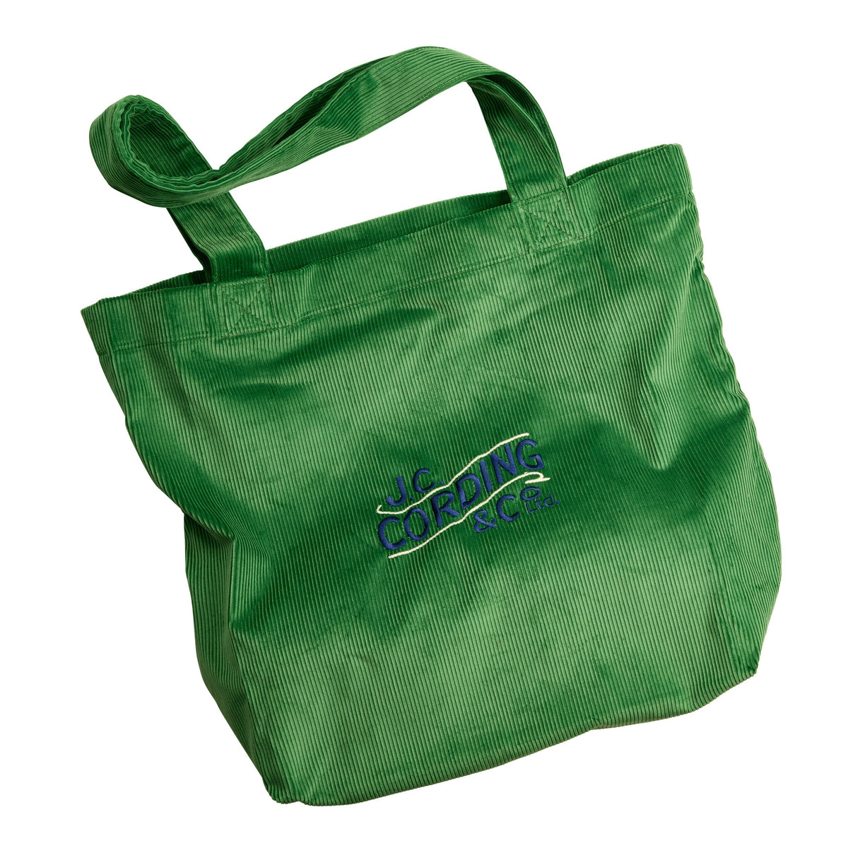 Emerald Green Burford Cord Tote Bag