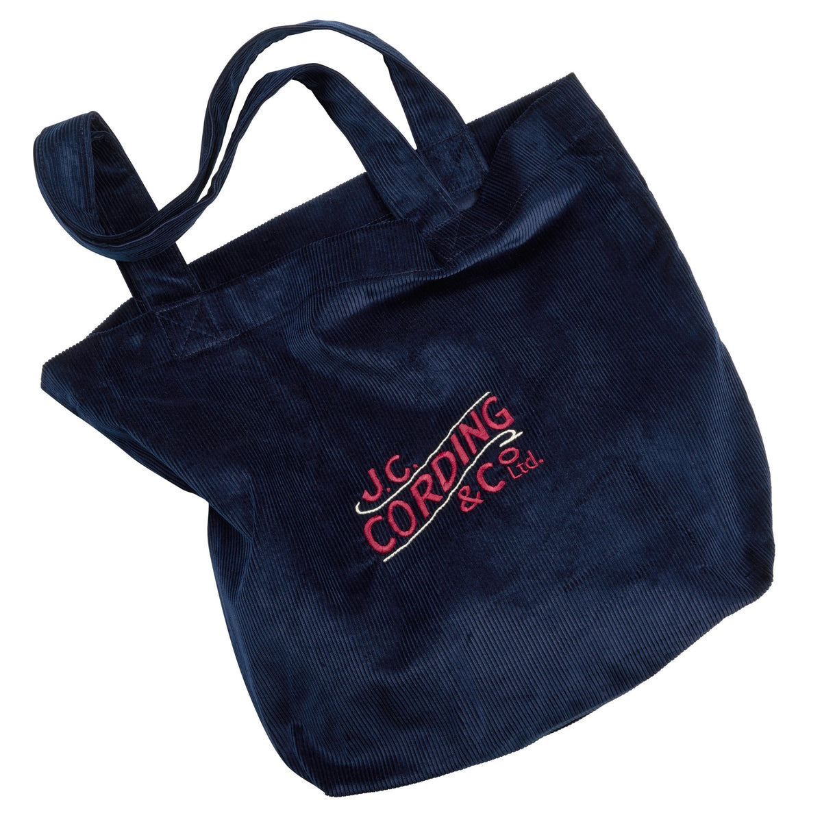 Navy Burford Cord Tote Bag