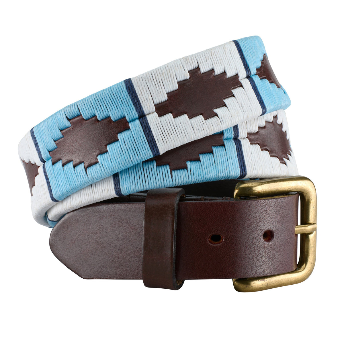 Sky Blue Argentine Polo Belt II