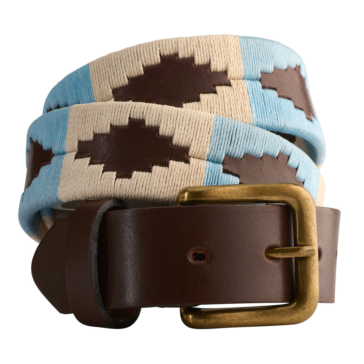 Cream Argentine Polo Belt II