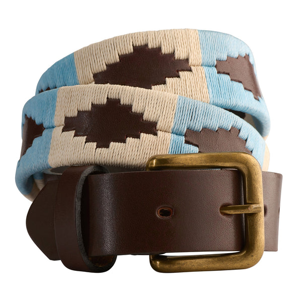 Cream Argentine Polo Belt II