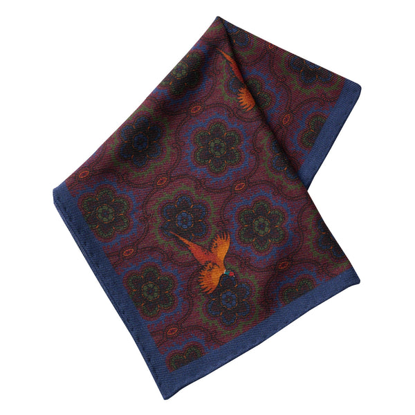 Navy Wool and Cashmere Pheasant Hank