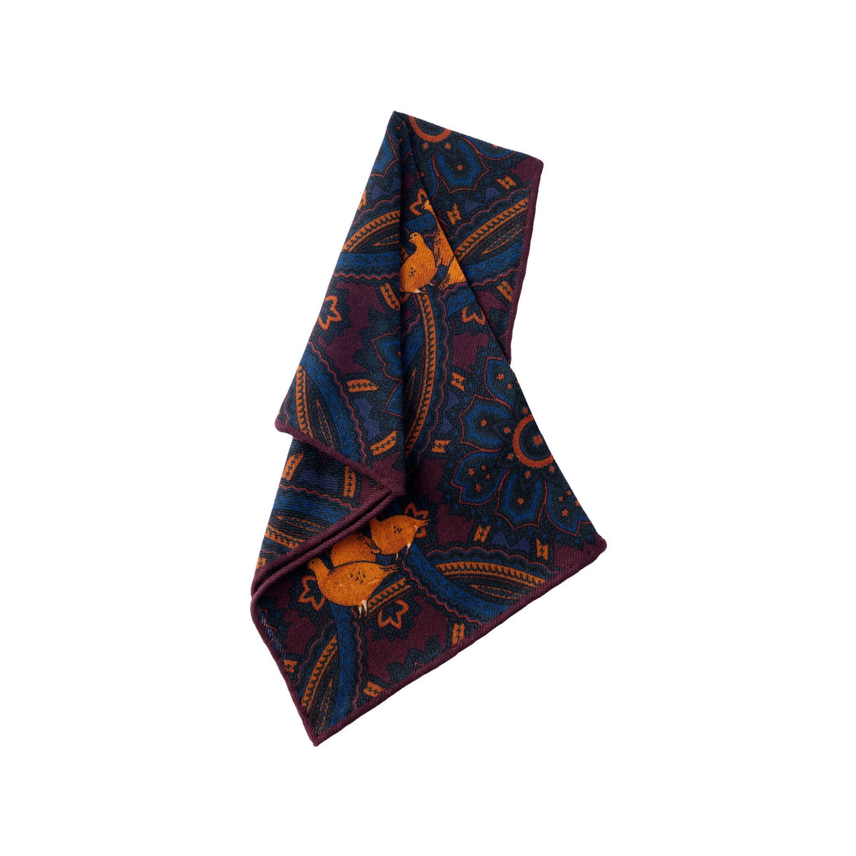 Burgundy Wool and Cashmere Grouse Hank