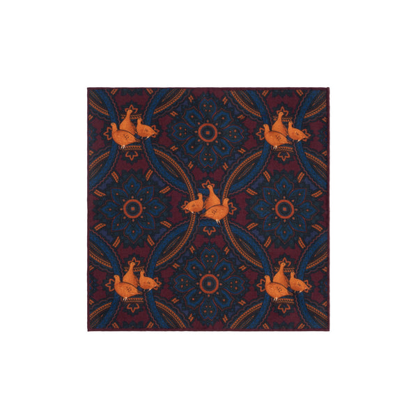 Burgundy Wool and Cashmere Grouse Hank