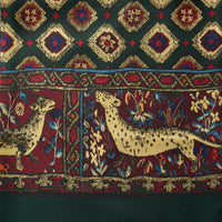 Hunter Green Medieval Animal Scarf
