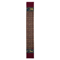 Burgundy Medieval Animal Scarf