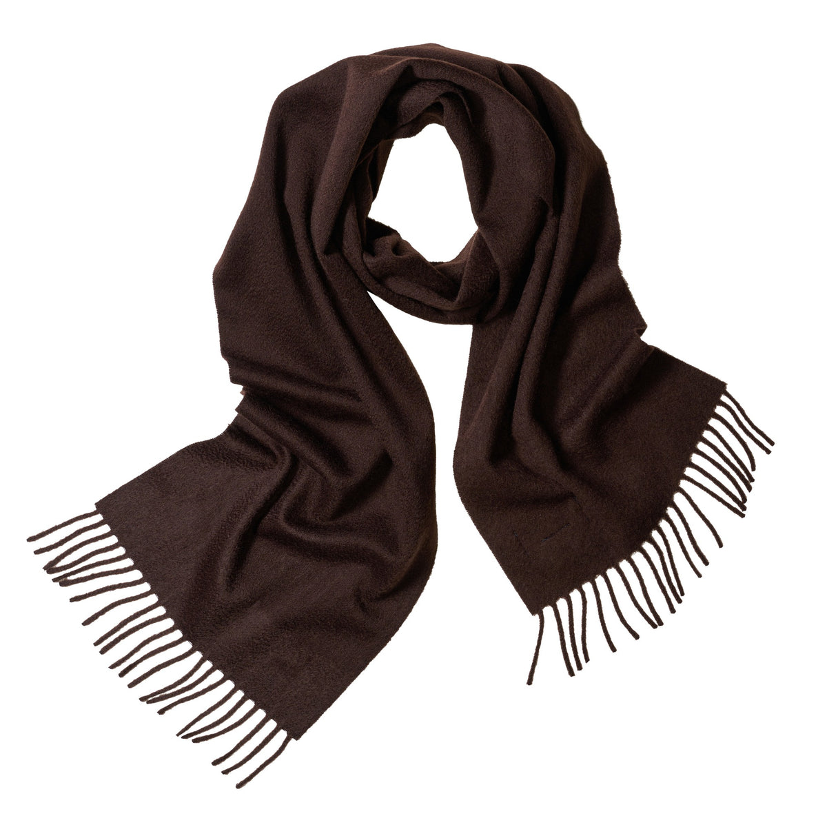 Chocolate Joshua Cashmere Scarf