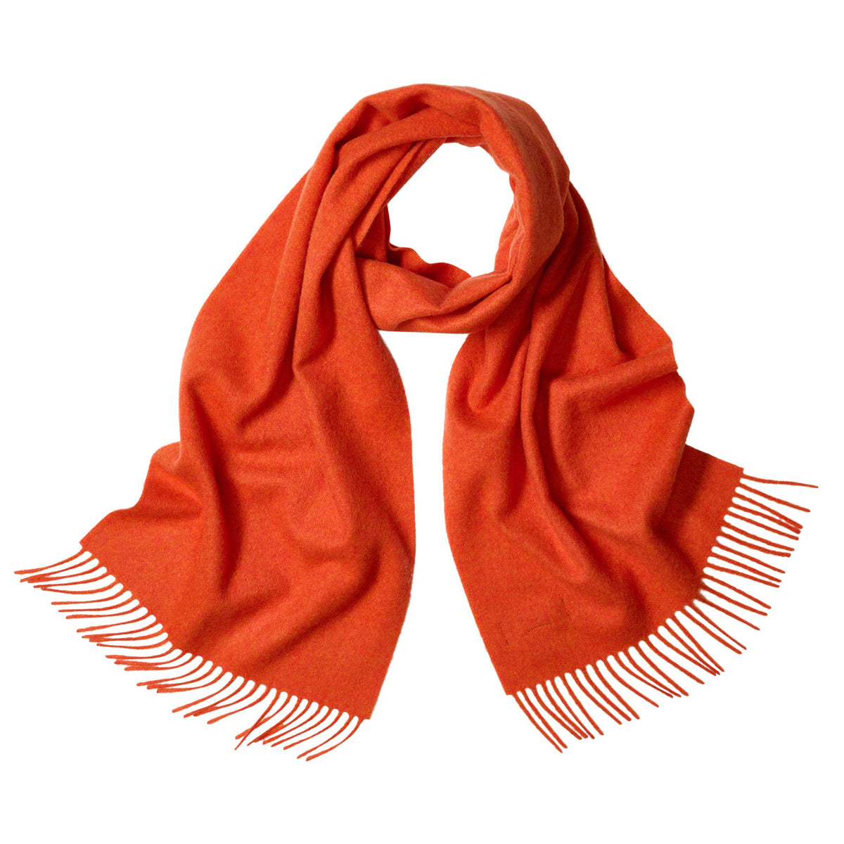 Bright Orange Joshua Cashmere Scarf