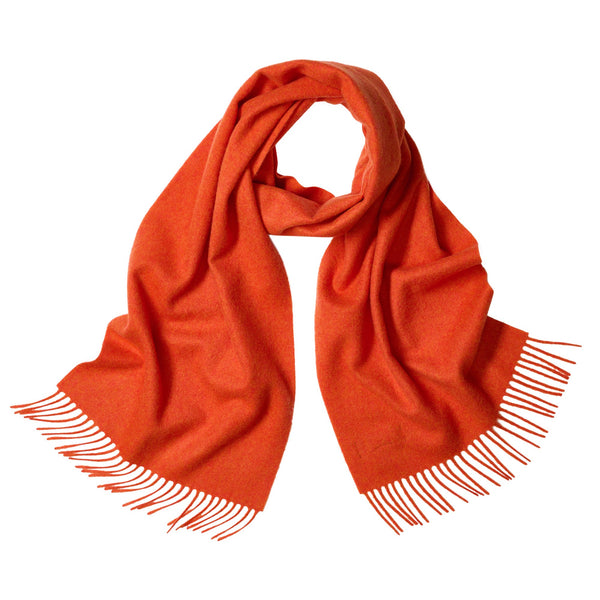 Bright Orange Joshua Cashmere Scarf