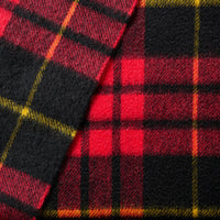 Red Yellow Check Cashmere Scarf