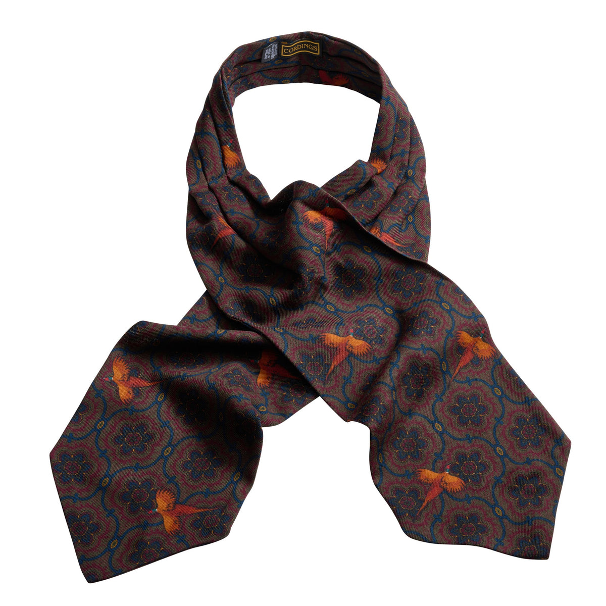 Green & Yellow Pheasant Cravat