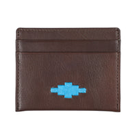 Brown & Blue Rombo Card Slip
