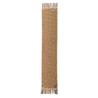 Gold Hand Fringed Pheasant Scarf