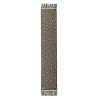 Green Hand Fringed Pheasant Scarf