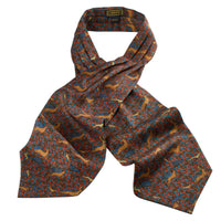Rust Running Stag Cravat