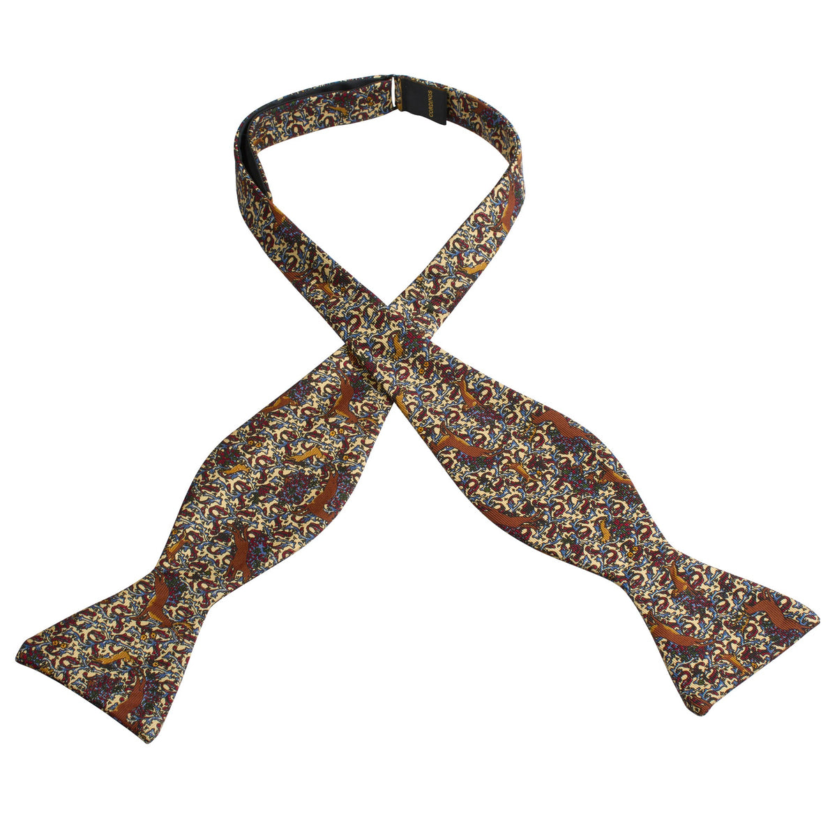 Buff Running Stags Bow Tie