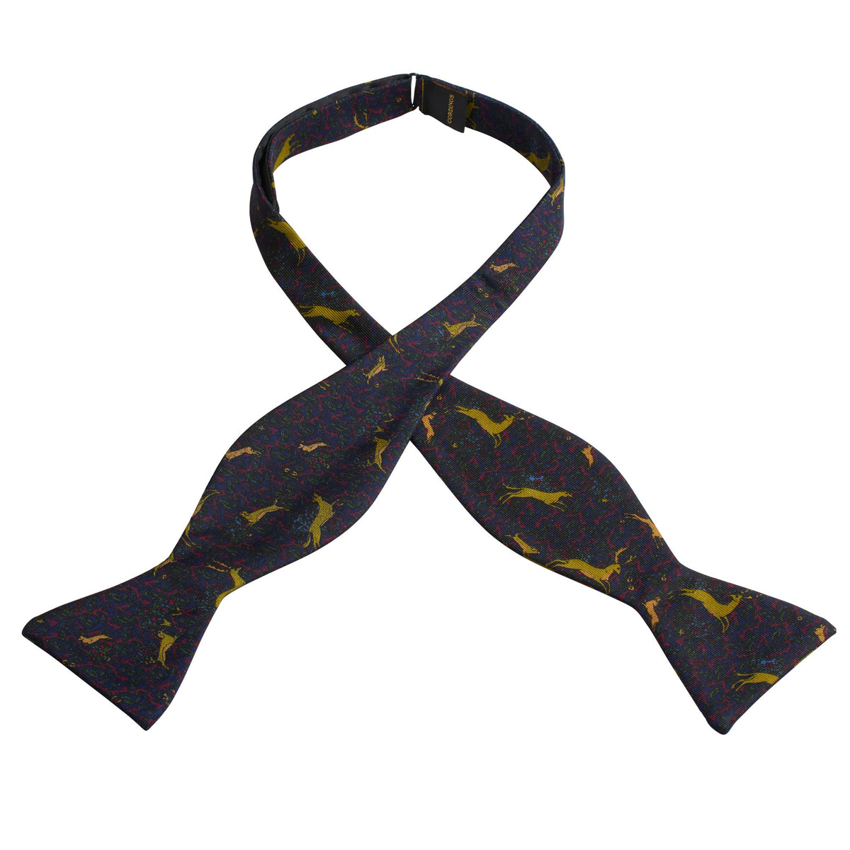 Navy Running Stags Bow Tie