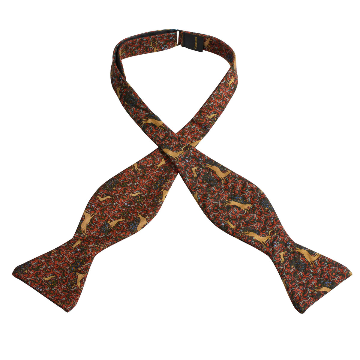 Rust Running Stags Bow Tie