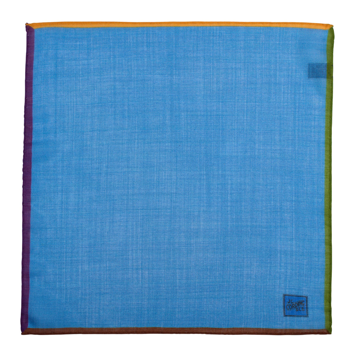 Sky Blue 4 Coloured Corners Wool & Silk Hank