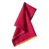 Fuchsia 4 Coloured Corners Wool & Silk Hank