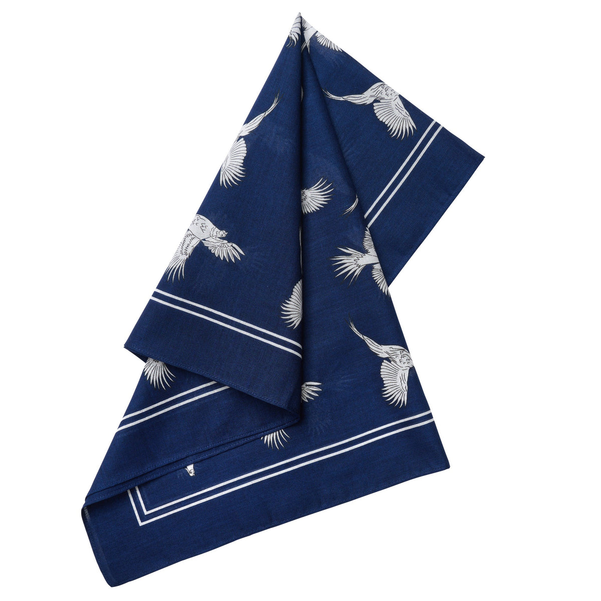 Navy Pheasant Cotton Hank