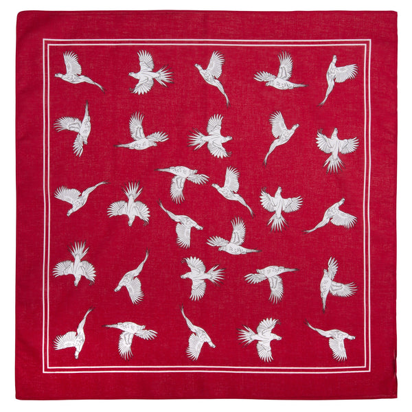 Burgundy Pheasant Cotton Hank
