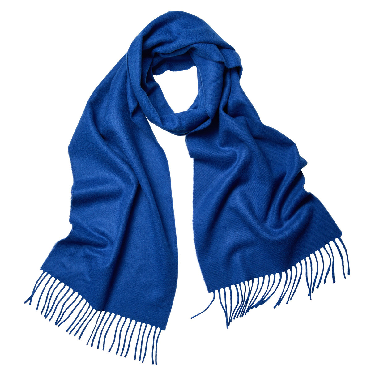 Blue Elgin Cashmere Scarf