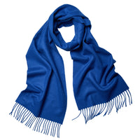 Blue Elgin Cashmere Scarf