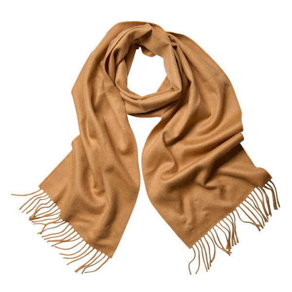 Buff Elgin Cashmere Scarf