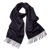 Midnight Navy Elgin Cashmere Scarf