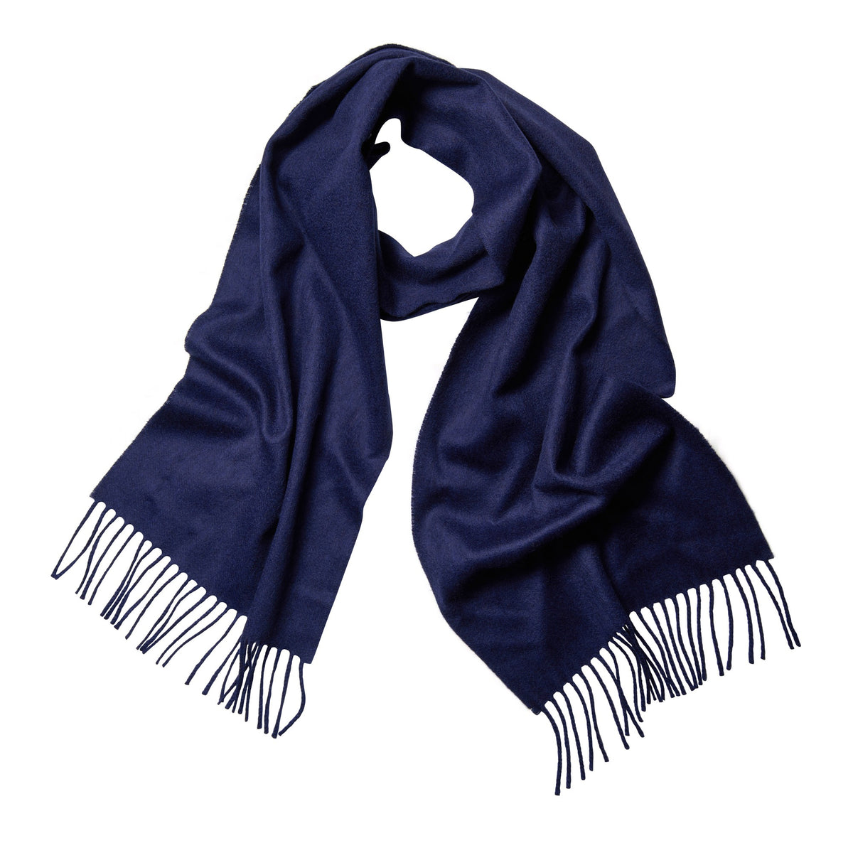 Navy Elgin Cashmere Scarf