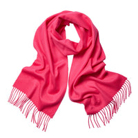 Bright Pink Elgin Cashmere Scarf